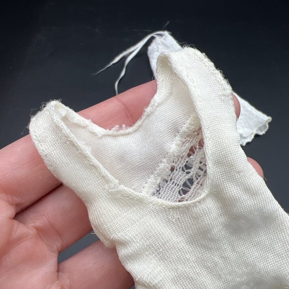 Vintage 1978 Kenner Darci White Swimsuit Cover up / Sarong & Heels - Picture 7 of 16